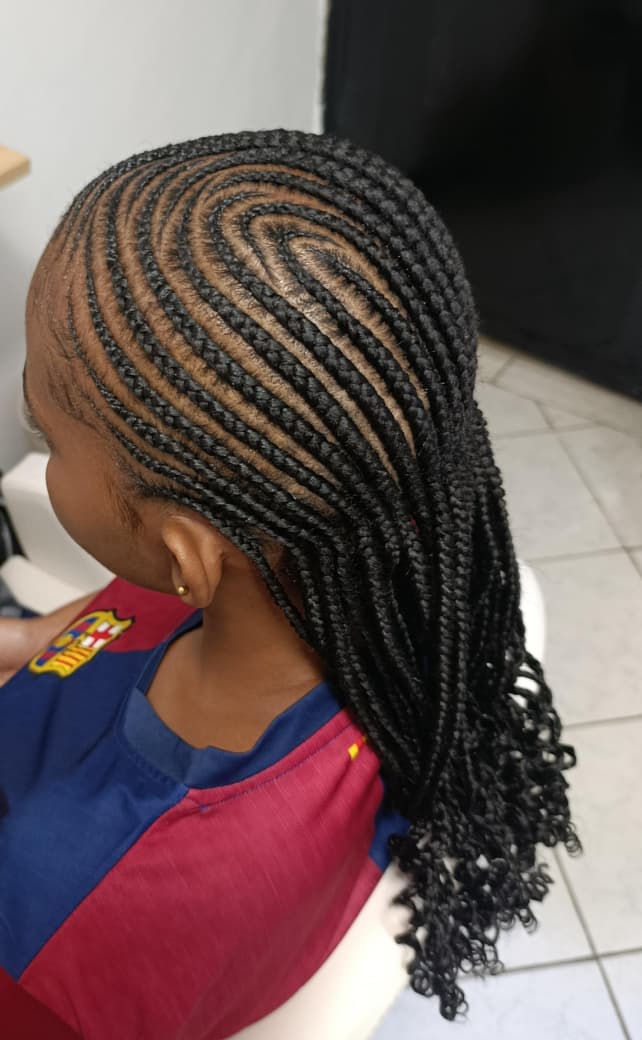 feed in cornrows